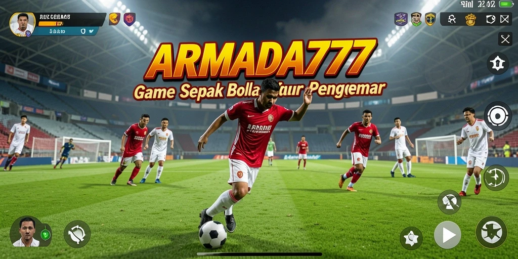 Tampilan gameplay <strong>ARMADA777</strong> dengan aksi seru dan strategi di lapangan.