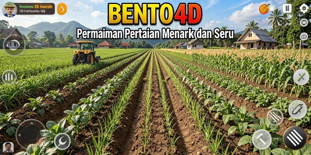 Tampilan gameplay BENTO4D yang penuh warna dan menarik.