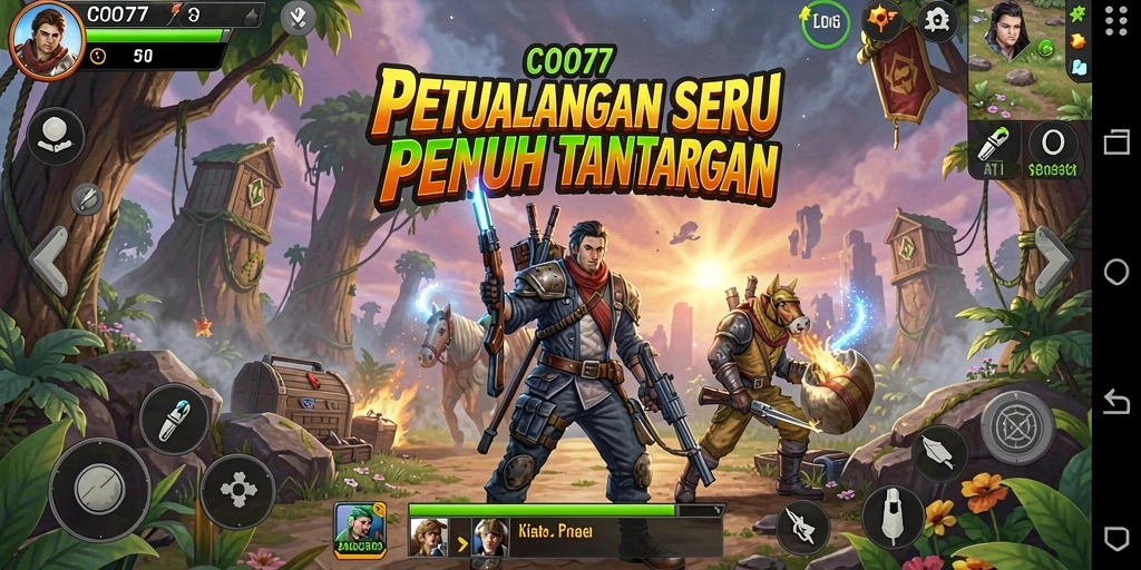 Gameplay COO77 dengan petualangan yang menarik dan menantang.