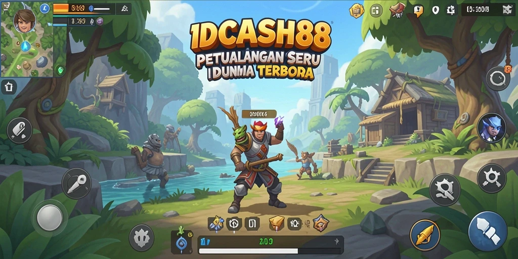 Tampilan menakjubkan dari gameplay Open World IDCASH88.