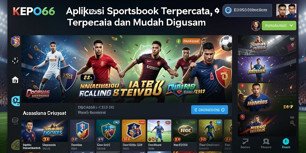Tampilan menarik dari gameplay taruhan olahraga di KEPO66.