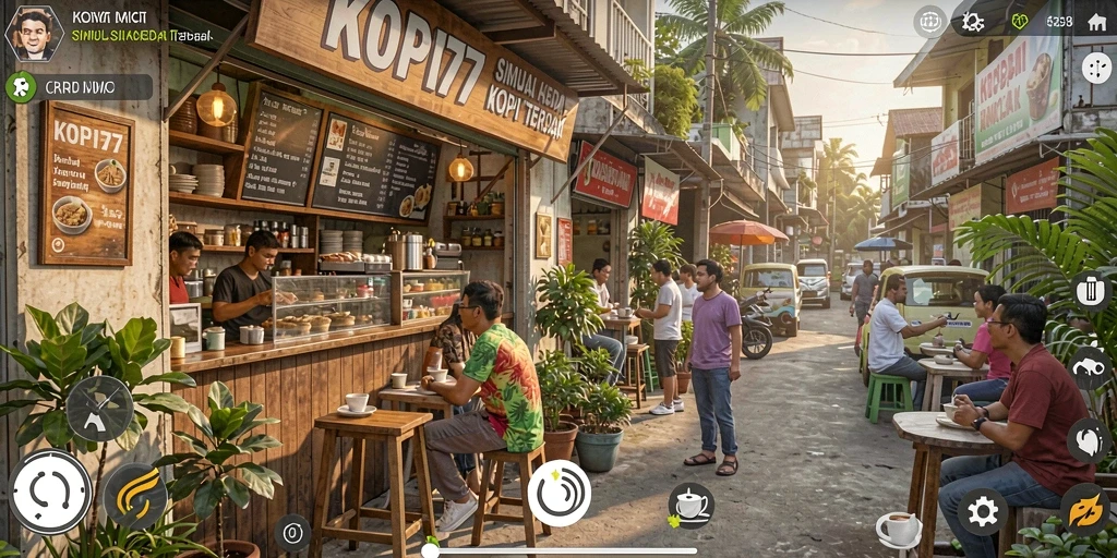 Tampilan gameplay KOPI77 yang seru dan interaktif.