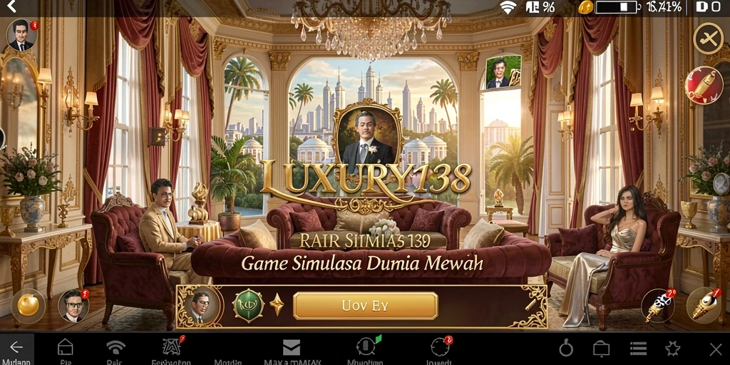 Tampilan gameplay mewah dalam LUXURY138 yang menakjubkan.