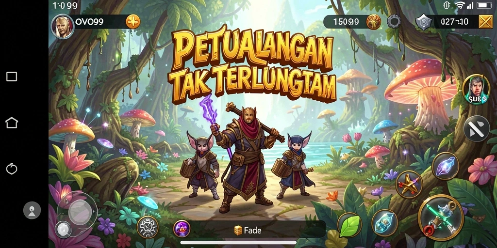Tangkapan layar OVO99 menampilkan aksi petualangan yang mendebarkan.