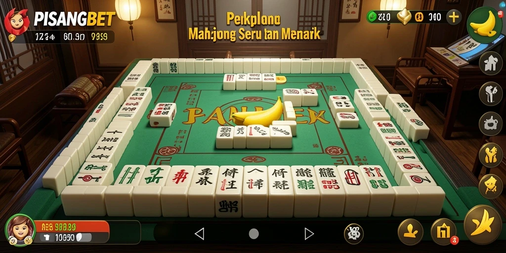 Tampilan gameplay Mahjong di PISANGBET yang menarik dan menantang.
