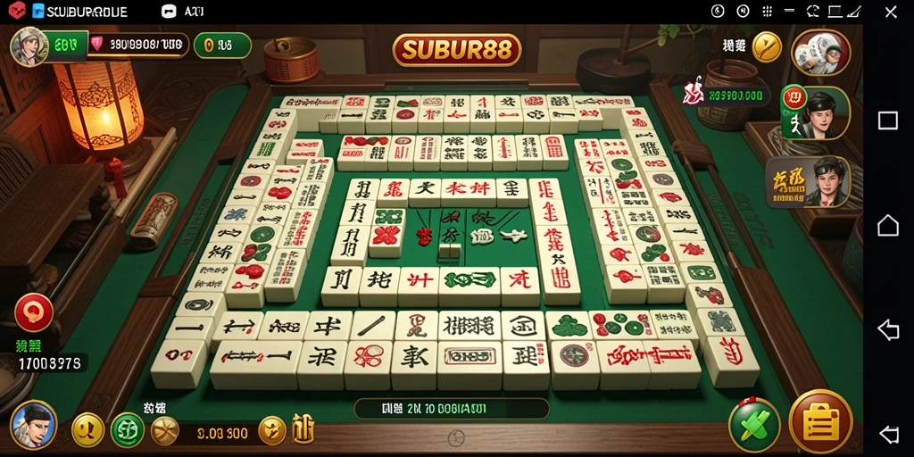 Tampilan menarik dari gameplay Mahjong SUBUR88 yang menyenangkan dan menantang.