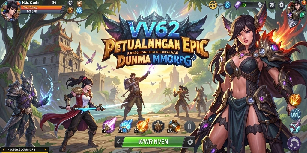 Gameplay seru dalam dunia MMORPG yang men captivating.